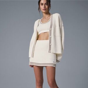 Alo yoga Tennis Club Sweater Knit Cardigan